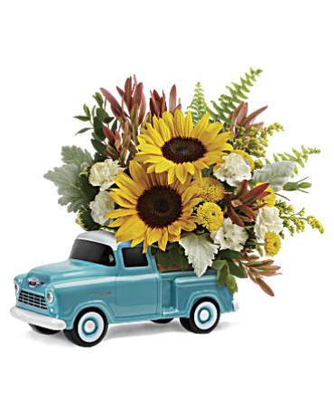 Teleflora\'s Chevy Pickup Bouquet