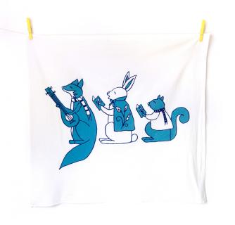 Christmas Tea Towels ( blue )