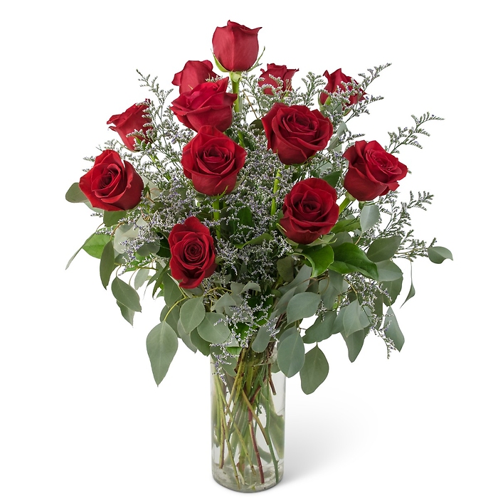 Elegance and Grace Dozen Roses