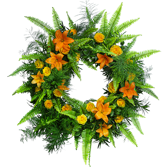 Birds of Solace Sympathy Wreath - Deluxe