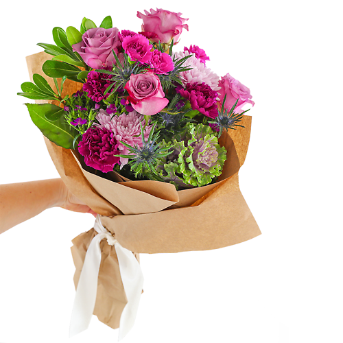 The Amethyst Wrapped Bouquet