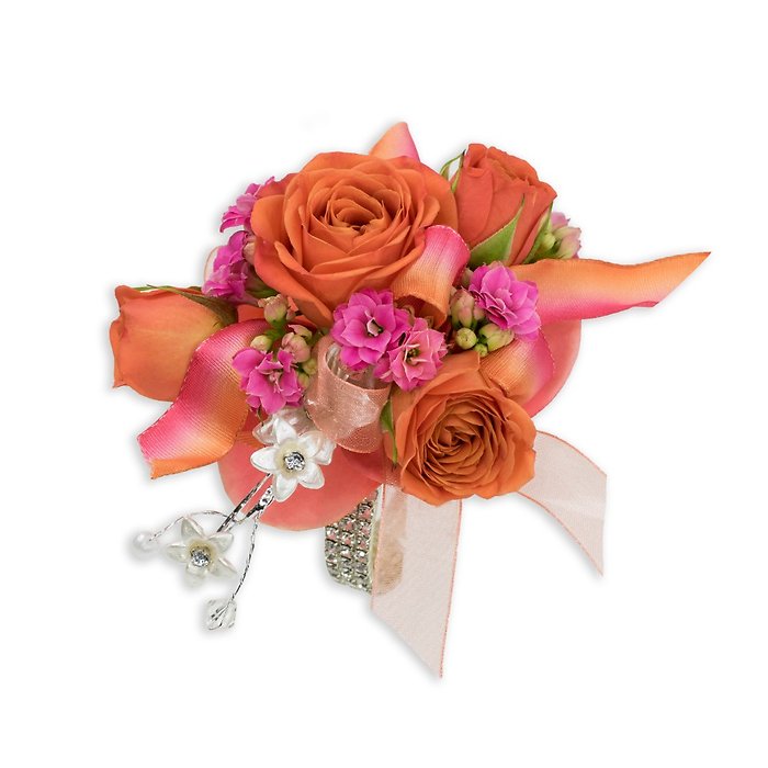 Sherbet Wrist Corsage