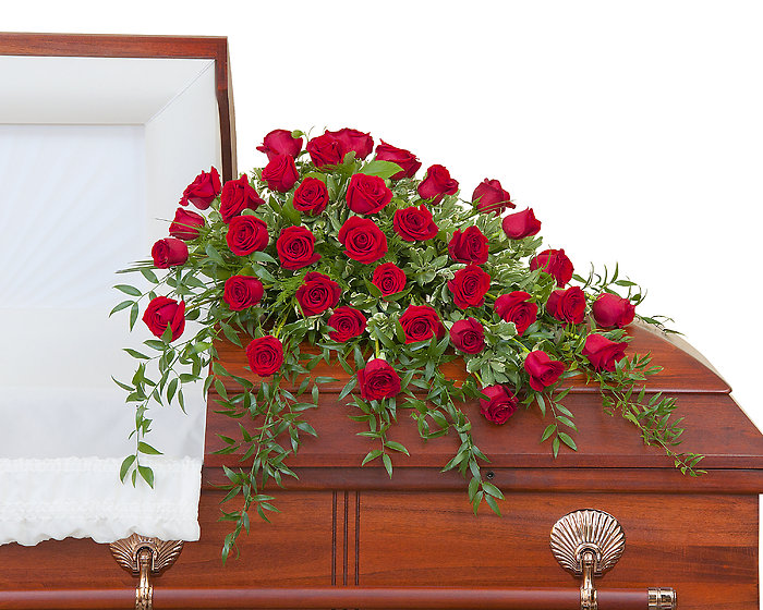 Simply Roses Premium Casket Spray