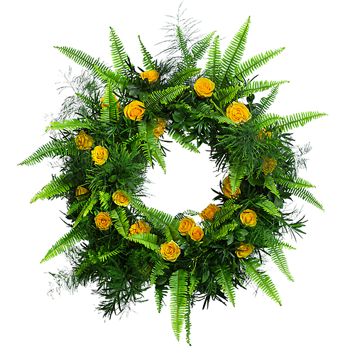 Birds of Solace Sympathy Wreath