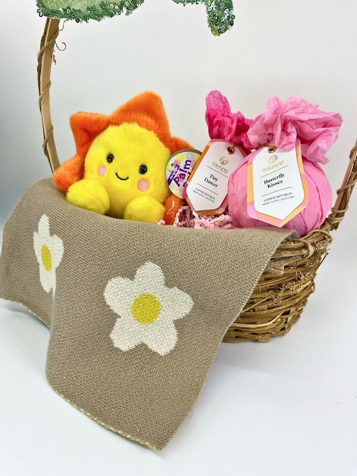 Sunshine & Blooms Gift Basket