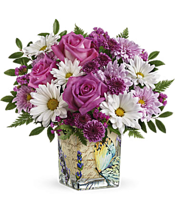 Teleflora\'s Vintage Butterfly Bouquet