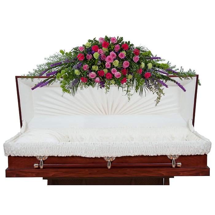 Forever Cherished Full Casket Spray