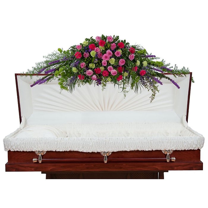 Forever Cherished Full Casket Spray