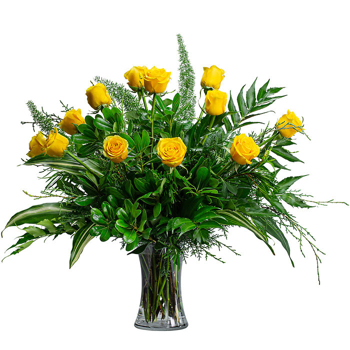 Star Bright Dozen Yellow Roses