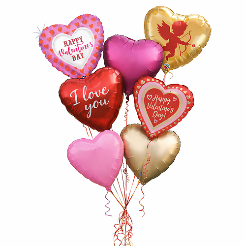 Valentine\'s Balloon Bouquet