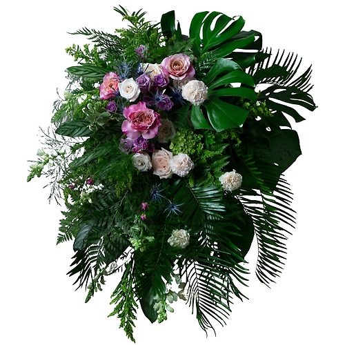 Heartfelt Remembrance Standing Spray - Premium