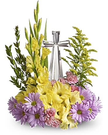 Teleflora\'s Crystal Cross Bouquet